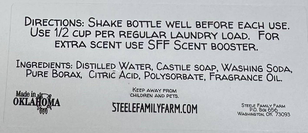 Laundry Detergent- Liquid