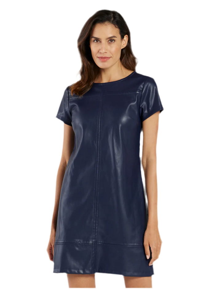 Jude Connally Faux Leather Dress