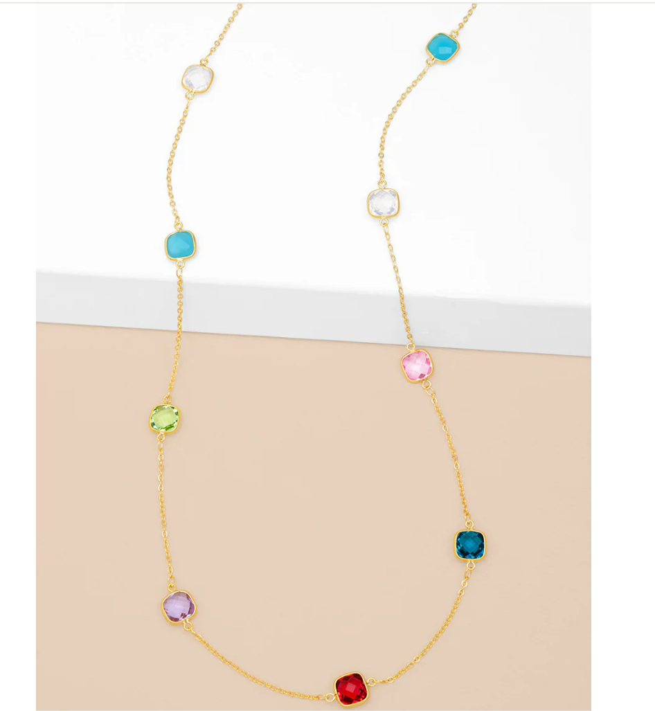 Multicolor Crystal Necklace