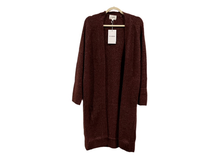 W.Cashmere Vivian Midi Cardigan- Vixen