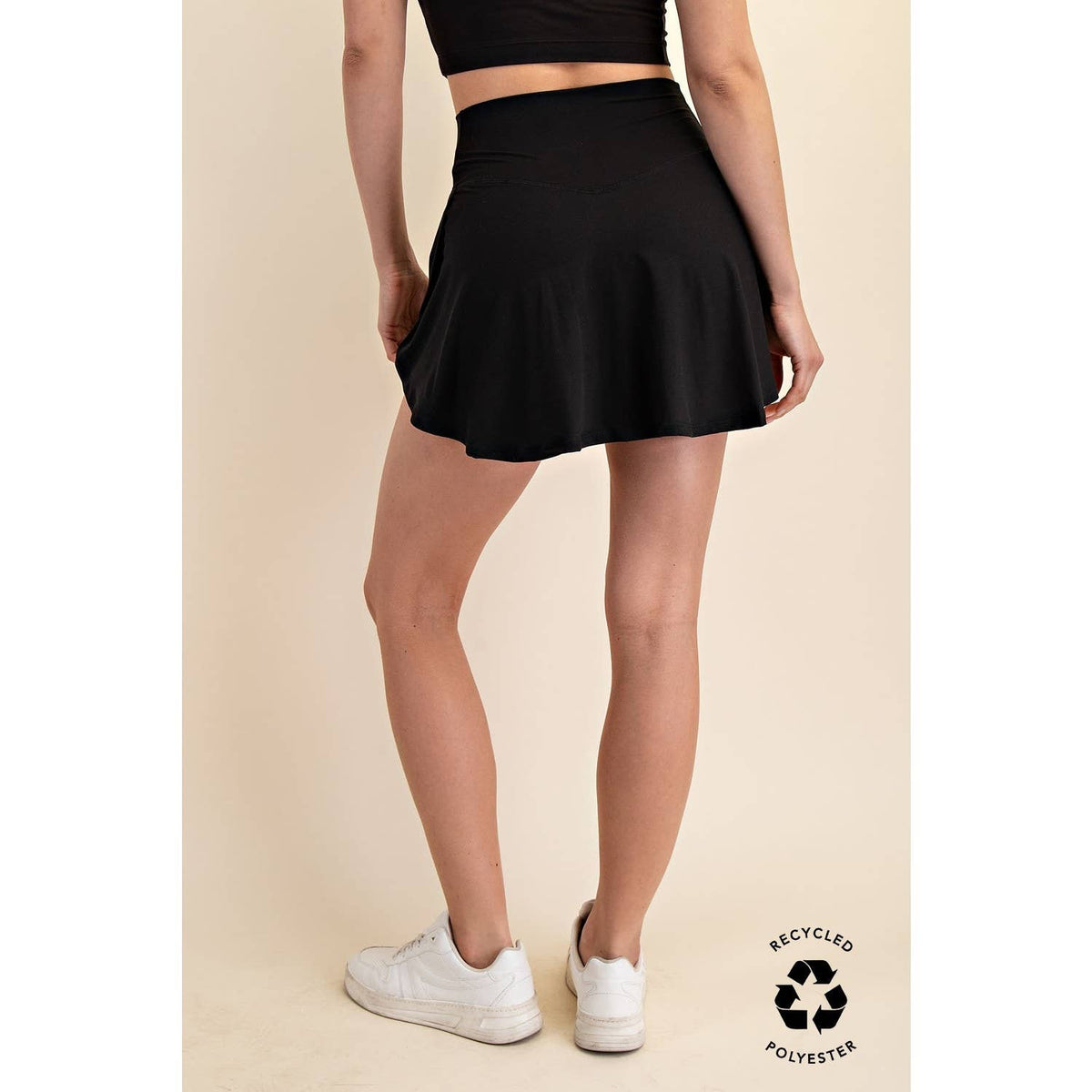 BUTTER V SHAPED HIGH-WAIST SKORT