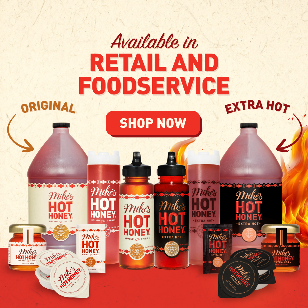 Mike's Hot Honey | Original | 6-pack | 12oz | Squeeze Bottle