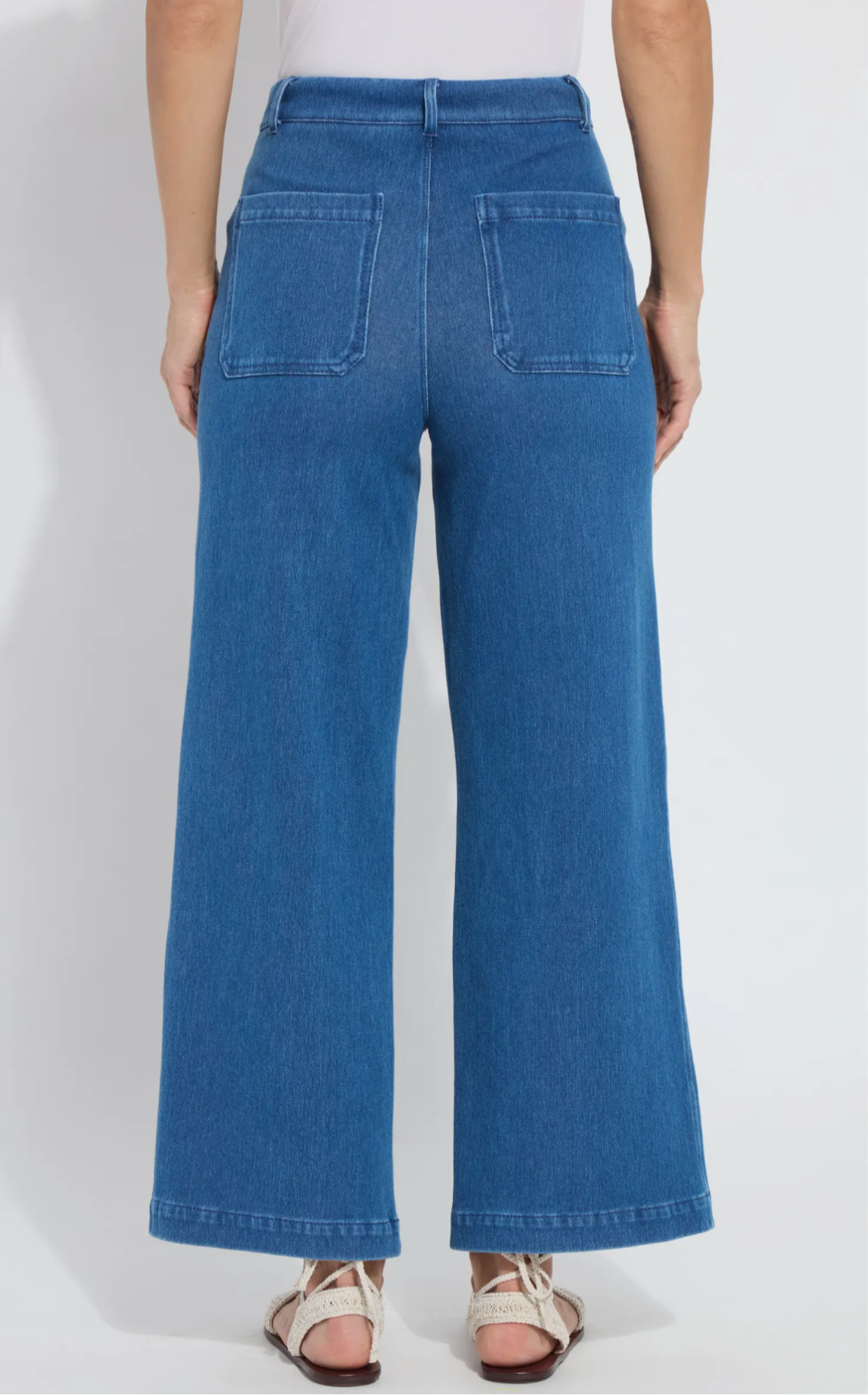 Lysse Mallory Sailor Hi Waist Wide Leg Denim