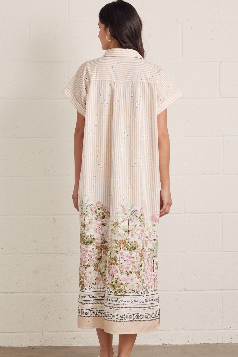 Palm Paradise Shirt Dress