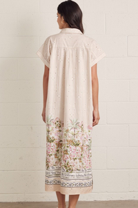 Palm Paradise Shirt Dress