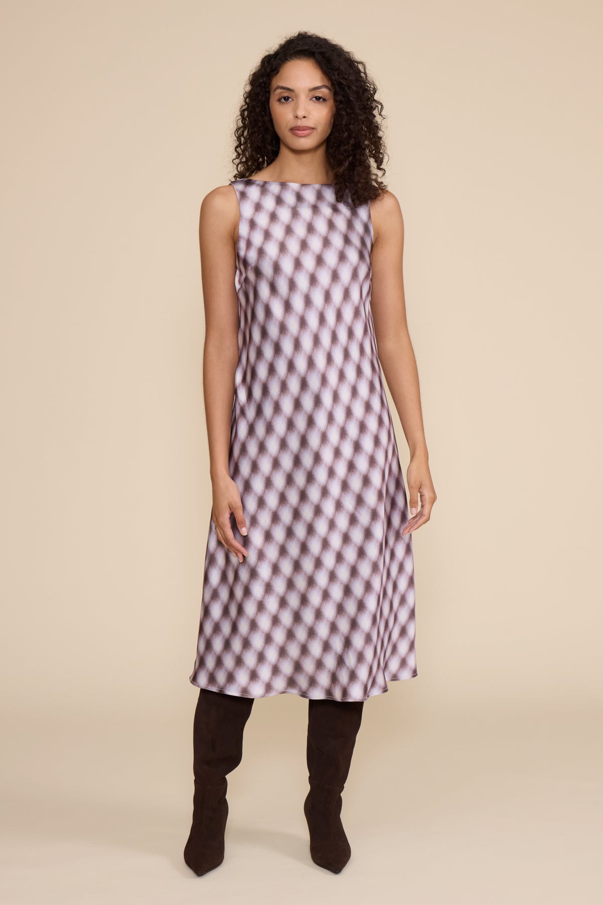 Meiline Midi Bias Dress