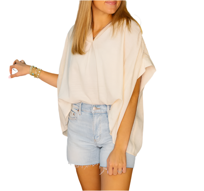 Lalla Crème Blouse