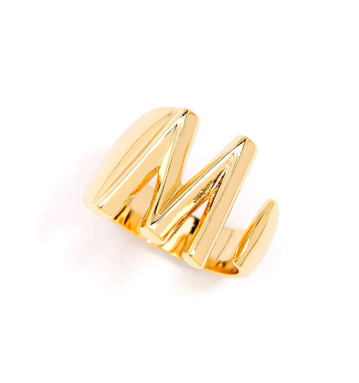 Gold Initial Ring