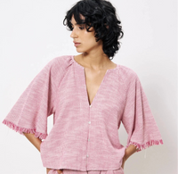Alyssia Fuchsia Blouse