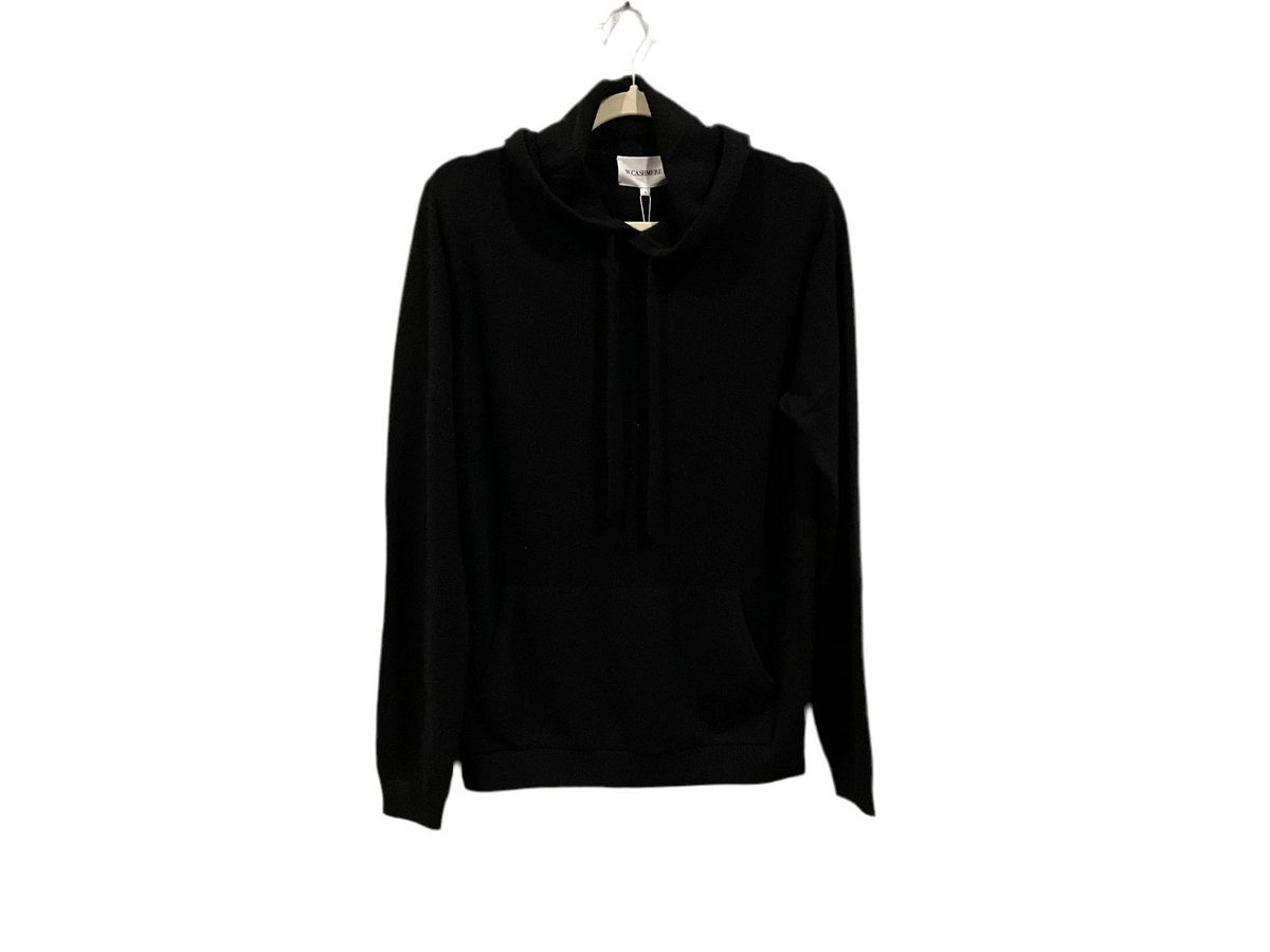 W.Cashmere Jasper Hooded Sweater - Black