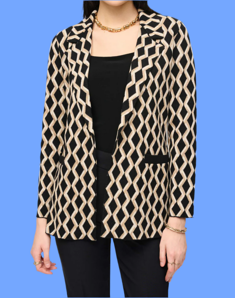 Joseph Ribkoff LDS Blazer Black/Gold