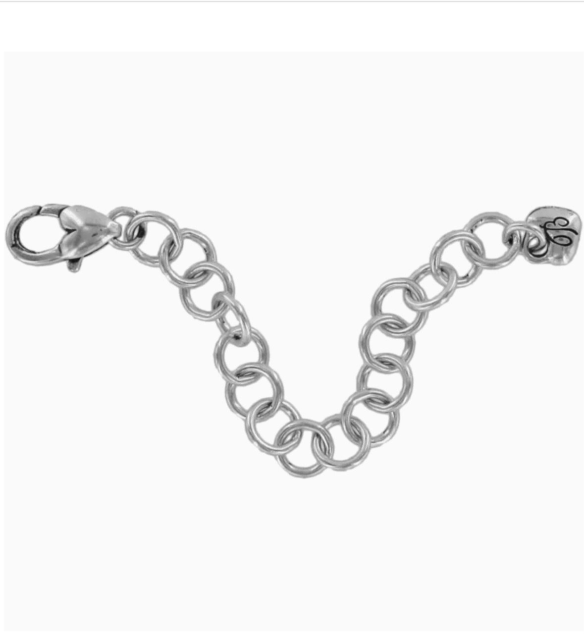 Short Necklace Extender- Silver