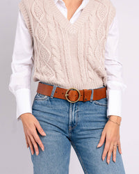 Pip 2.0 | Vintage Full-Grain Leather Belt for Women