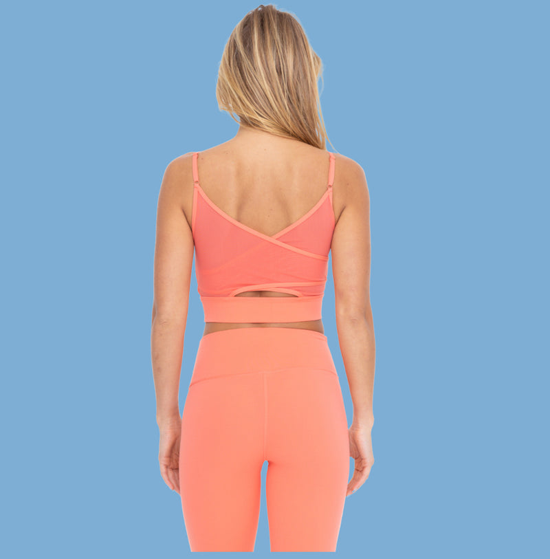 Hot Coral Athletic Top