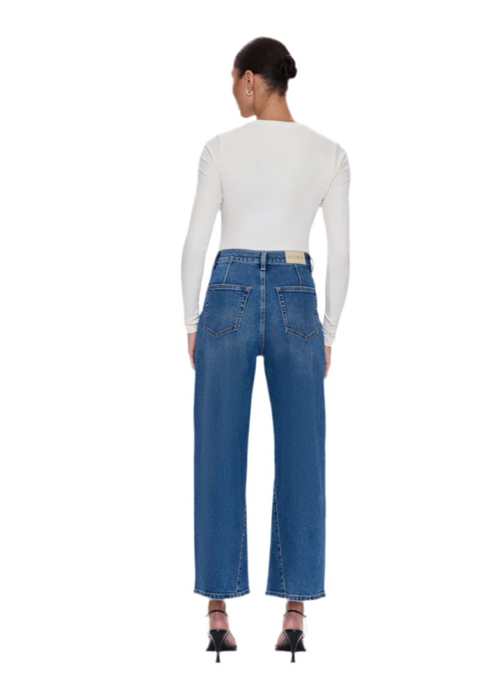 Kyra High Rise Bowed Ankle Jeans- SoHo
