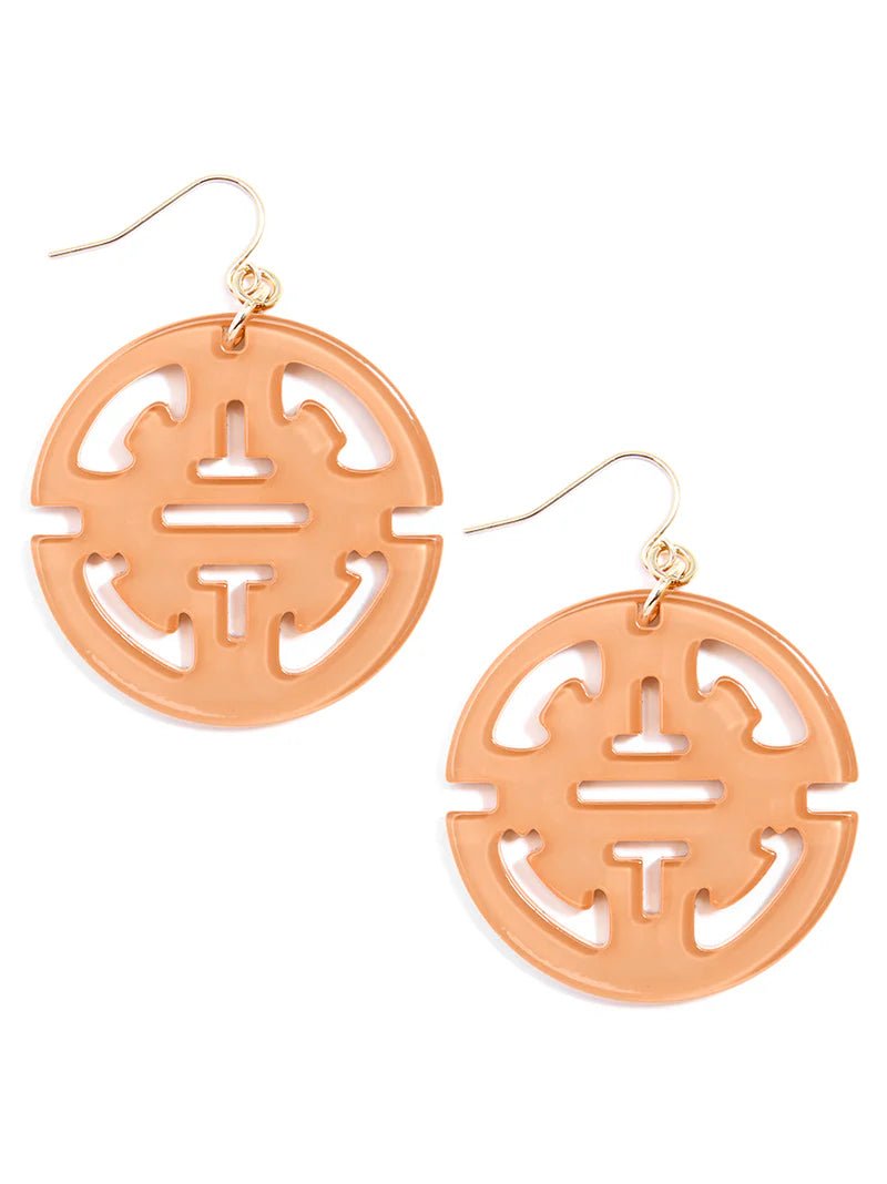 Beige Zenzii Earrings