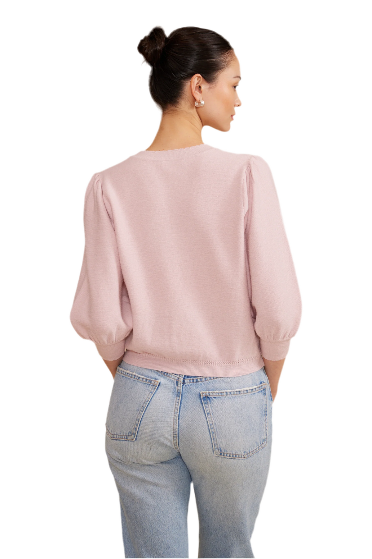 Lucy Paris Light Pink Knit Top