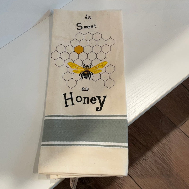 As Sweet As Honey Dish Towel