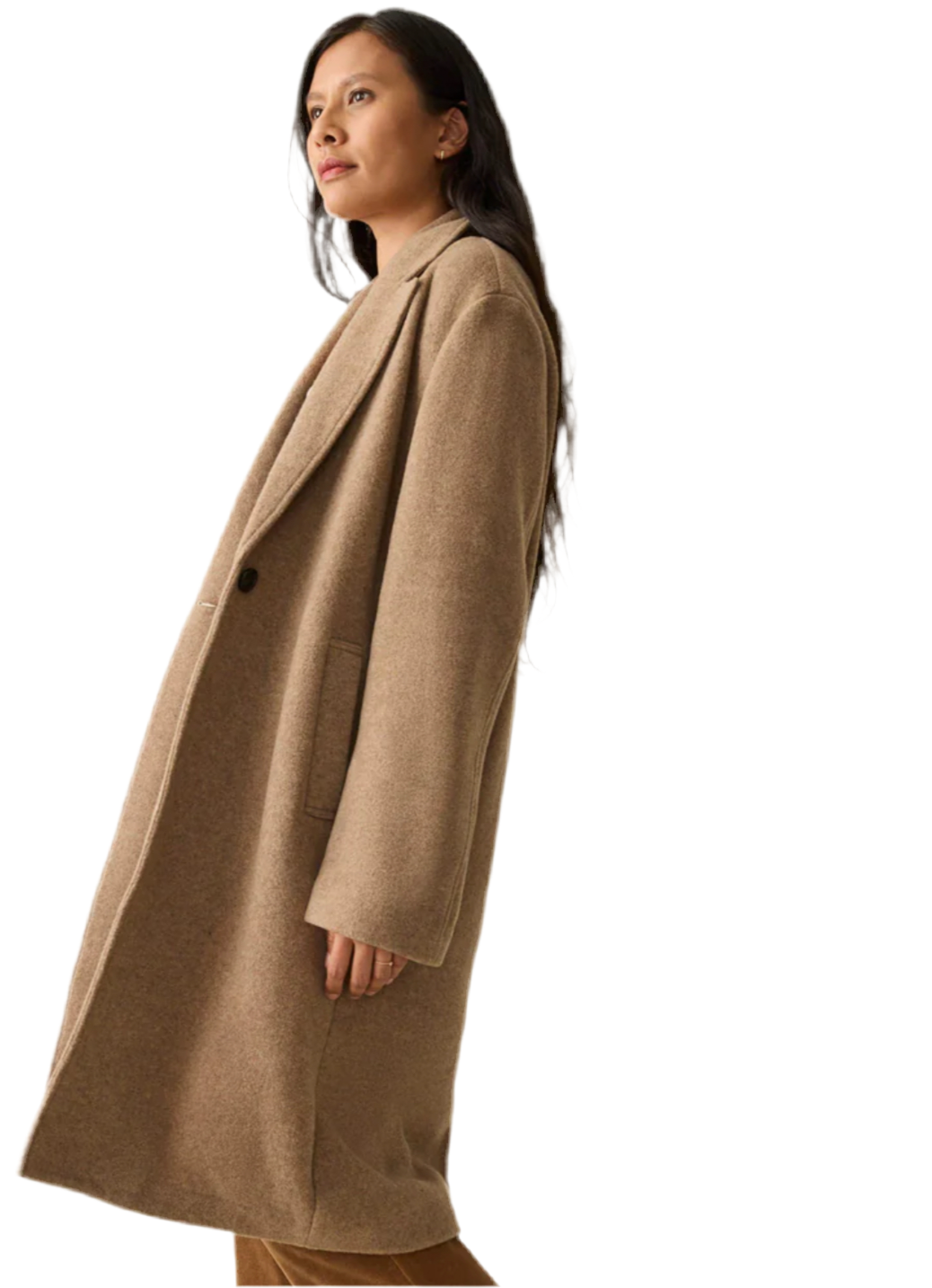 Faherty Cappuccino Knit Coat