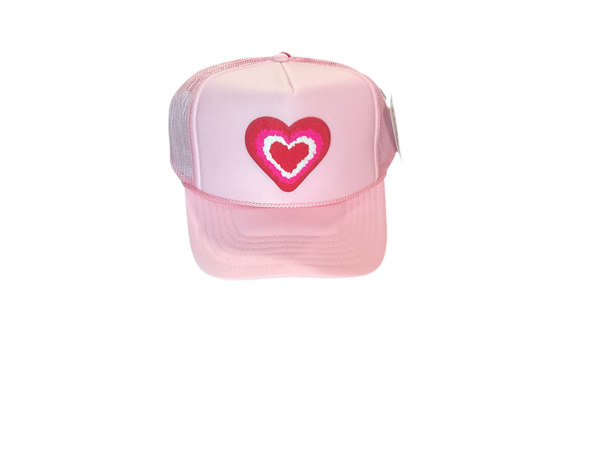 Heart Stack Patch Trucker Hat