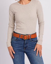 Pip 2.0 | Vintage Full-Grain Leather Belt for Women