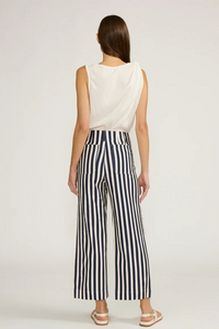 Johnny Pant - Navy Stripe