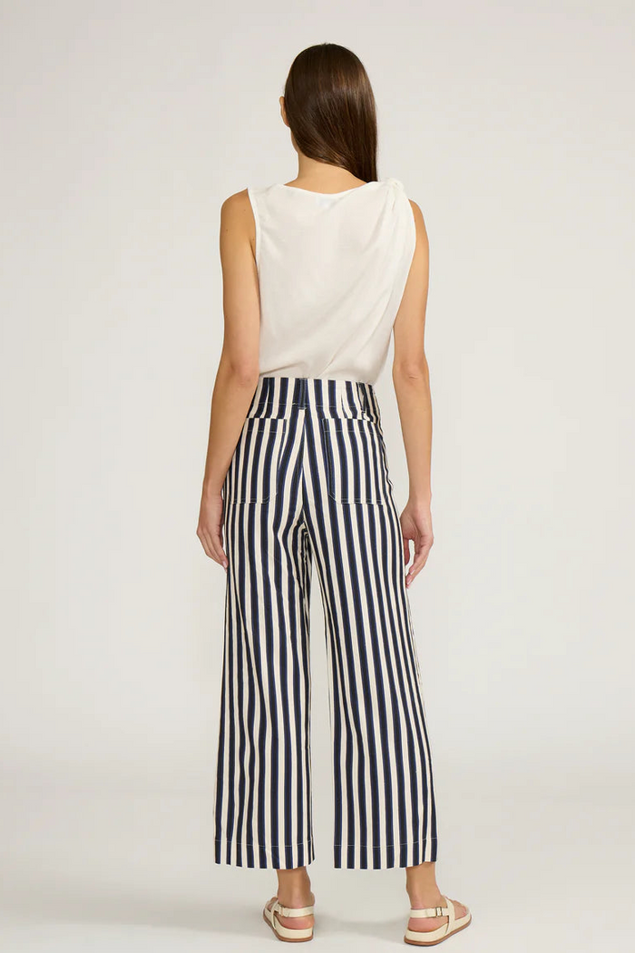 Johnny Pant - Navy Stripe