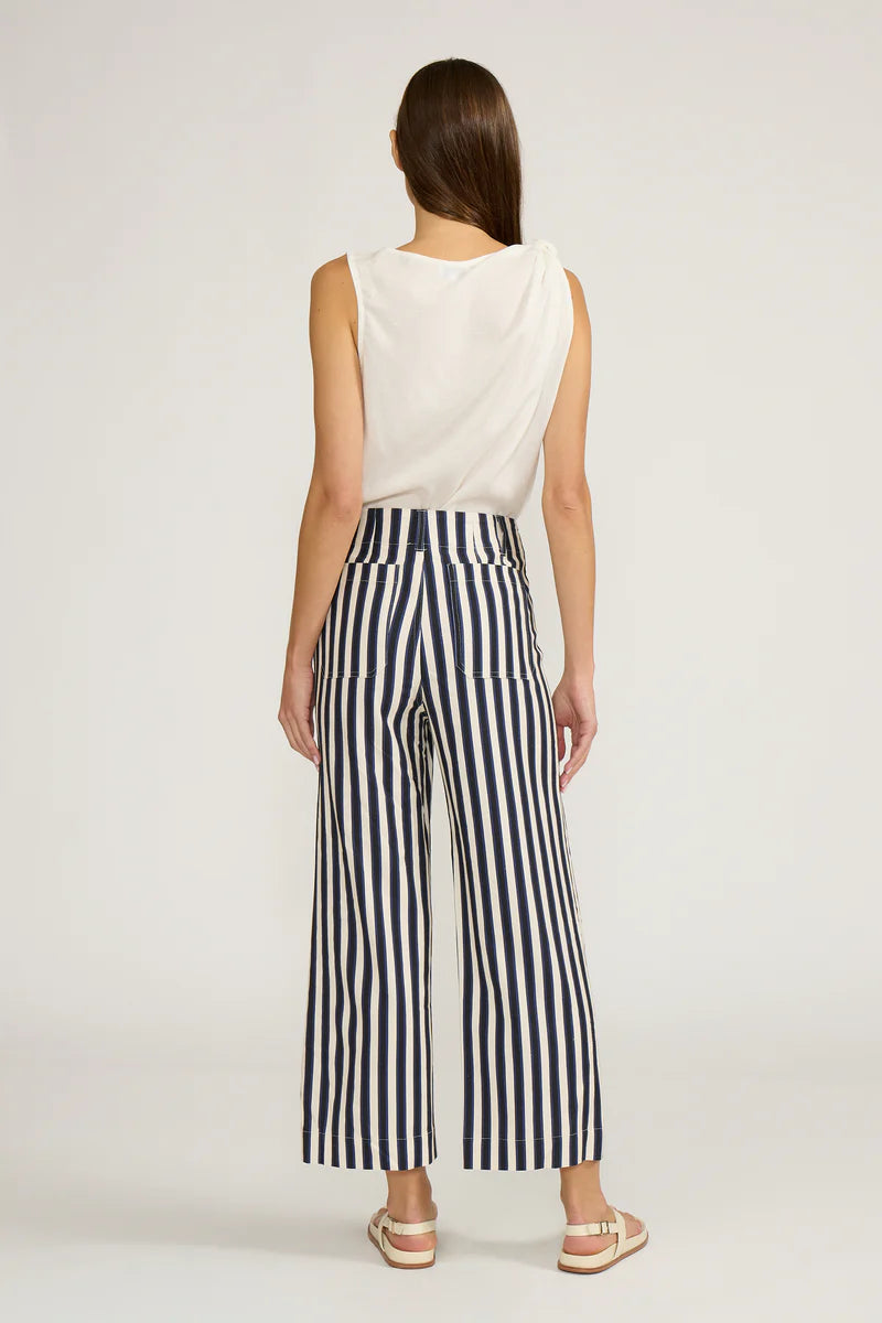 Johnny Pant - Navy Stripe