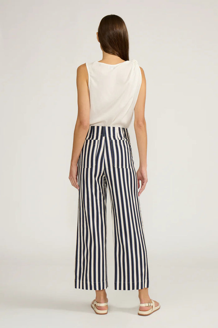 Johnny Pant - Navy Stripe