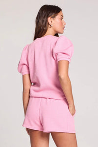 Short Sleeve Pullover- Petunia