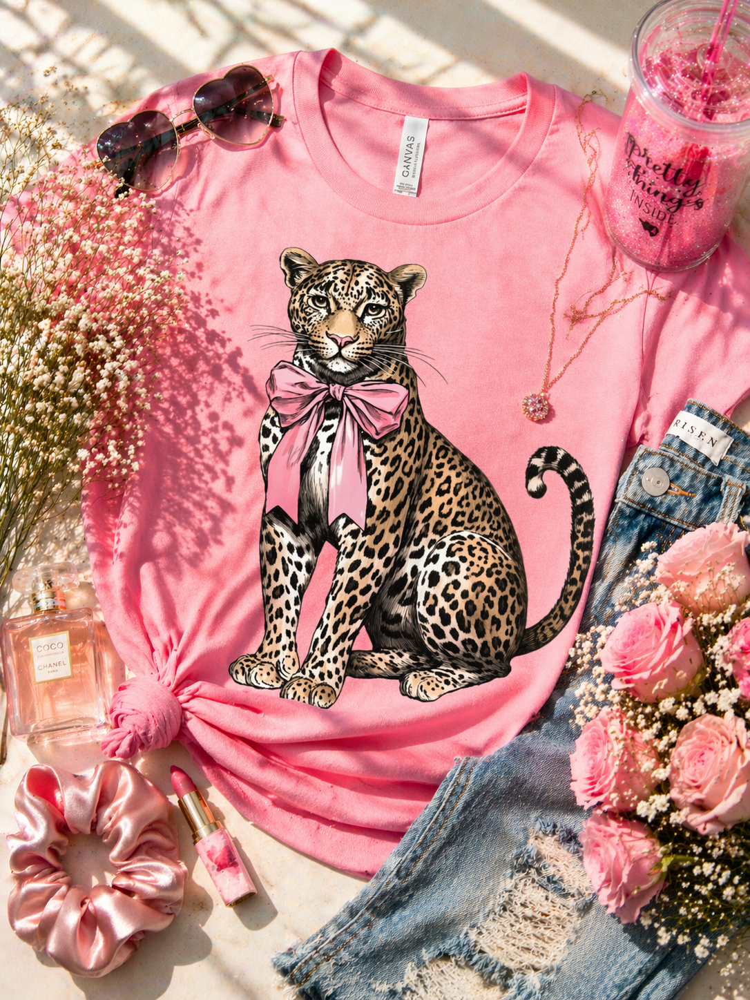 Pretty Fierce Leopard Tee
