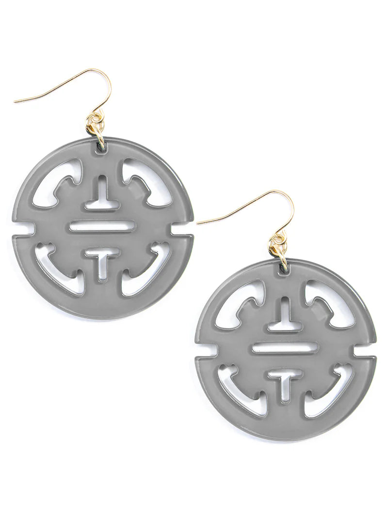 Grey Zenzii Earrings