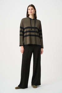 Scuba Jersey Wide Leg Pull-On Pants