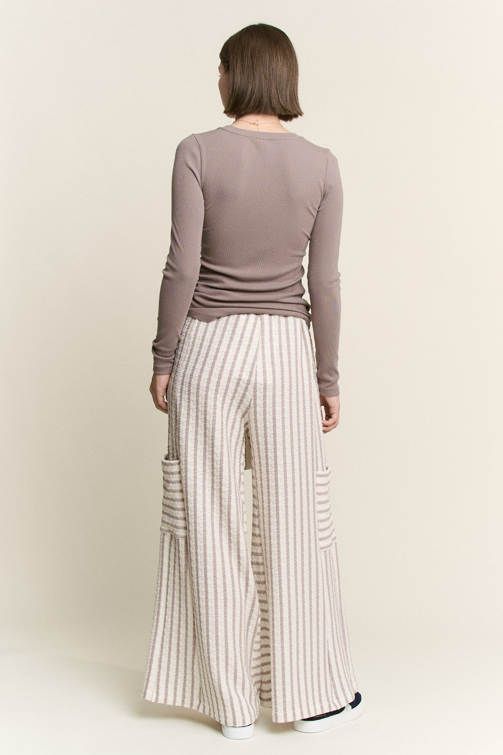 Striped Wide Leg Pants