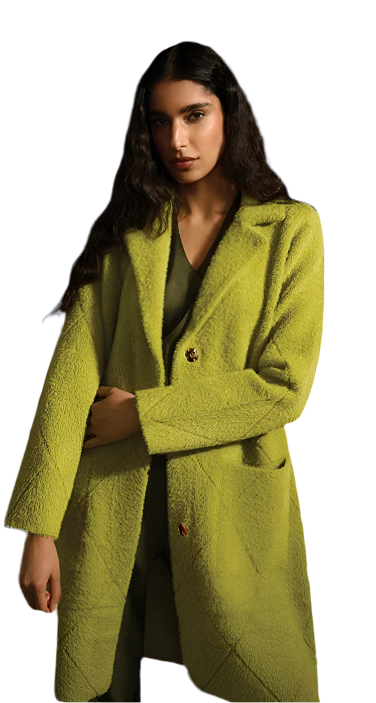 Joseph Ribkoff Chartreuse Coat