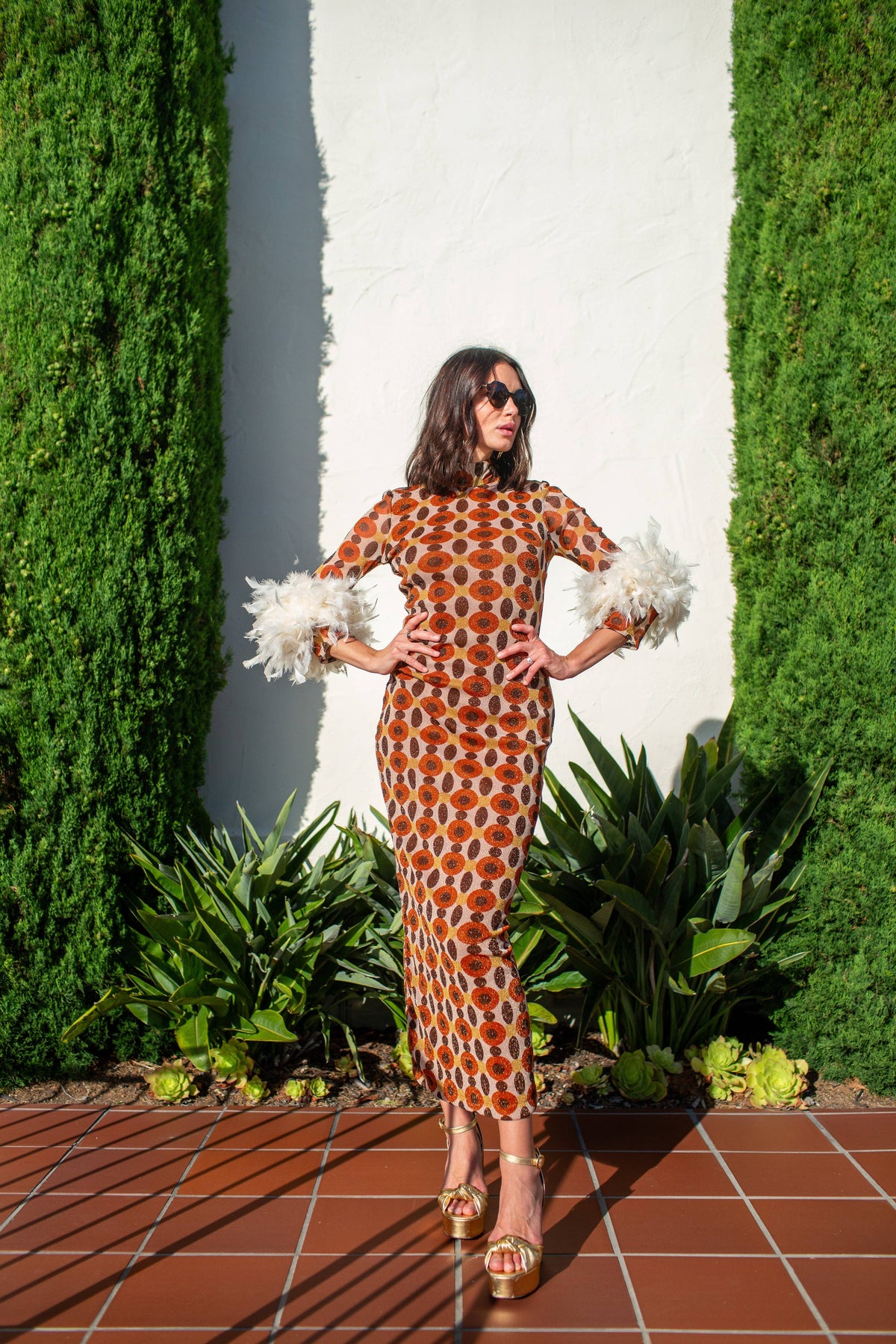 Catroux Dress in Le Corbusier