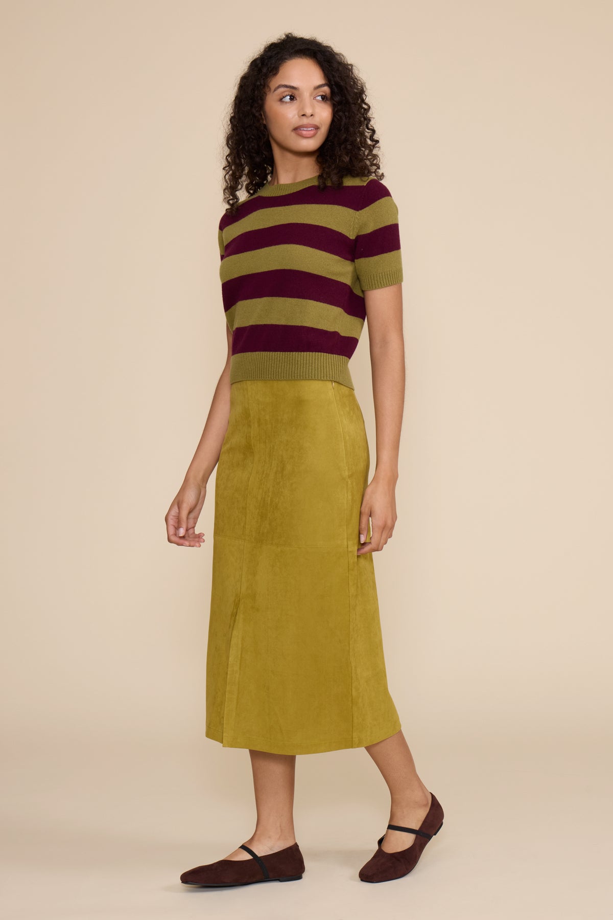 Lindsey Faux Suede Skirt
