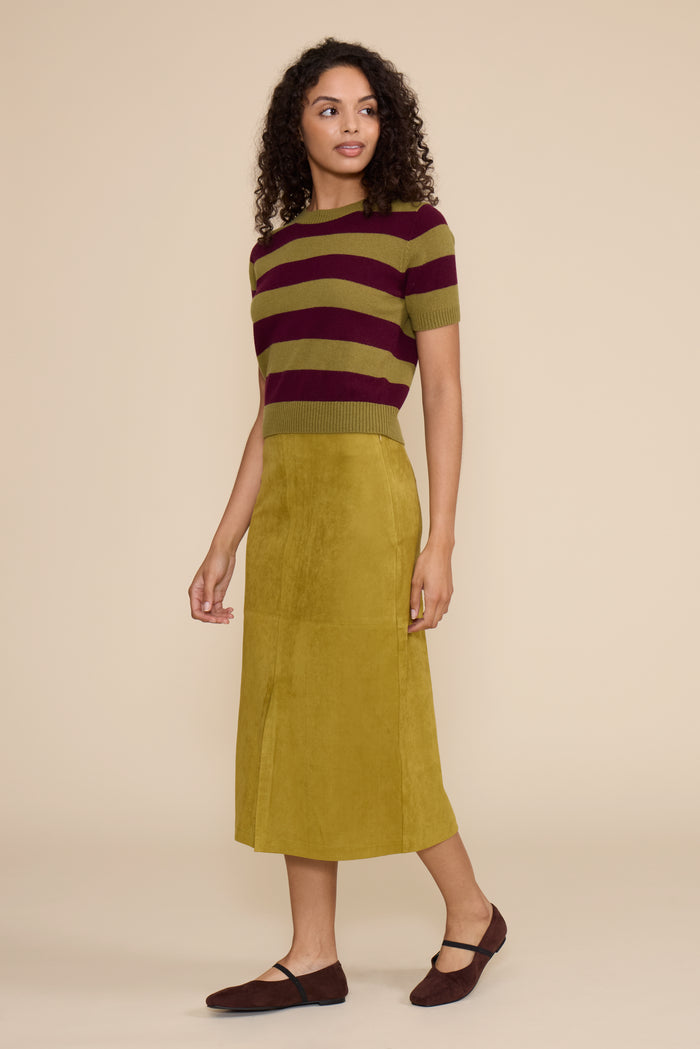 Lindsey Faux Suede Skirt