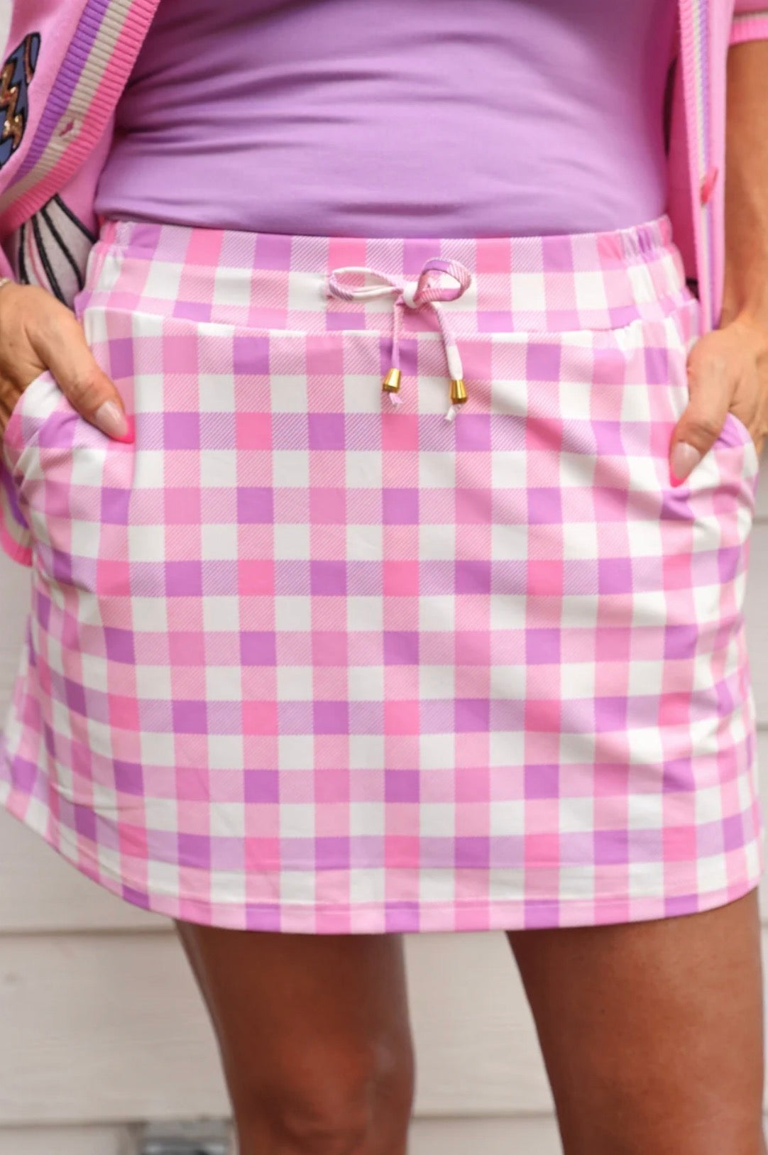 Jess Lea- Sweet Beginnings Gingham Skort