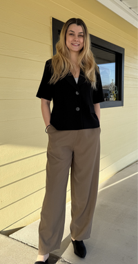 Sage The Label Olive Barrel Leg Pants