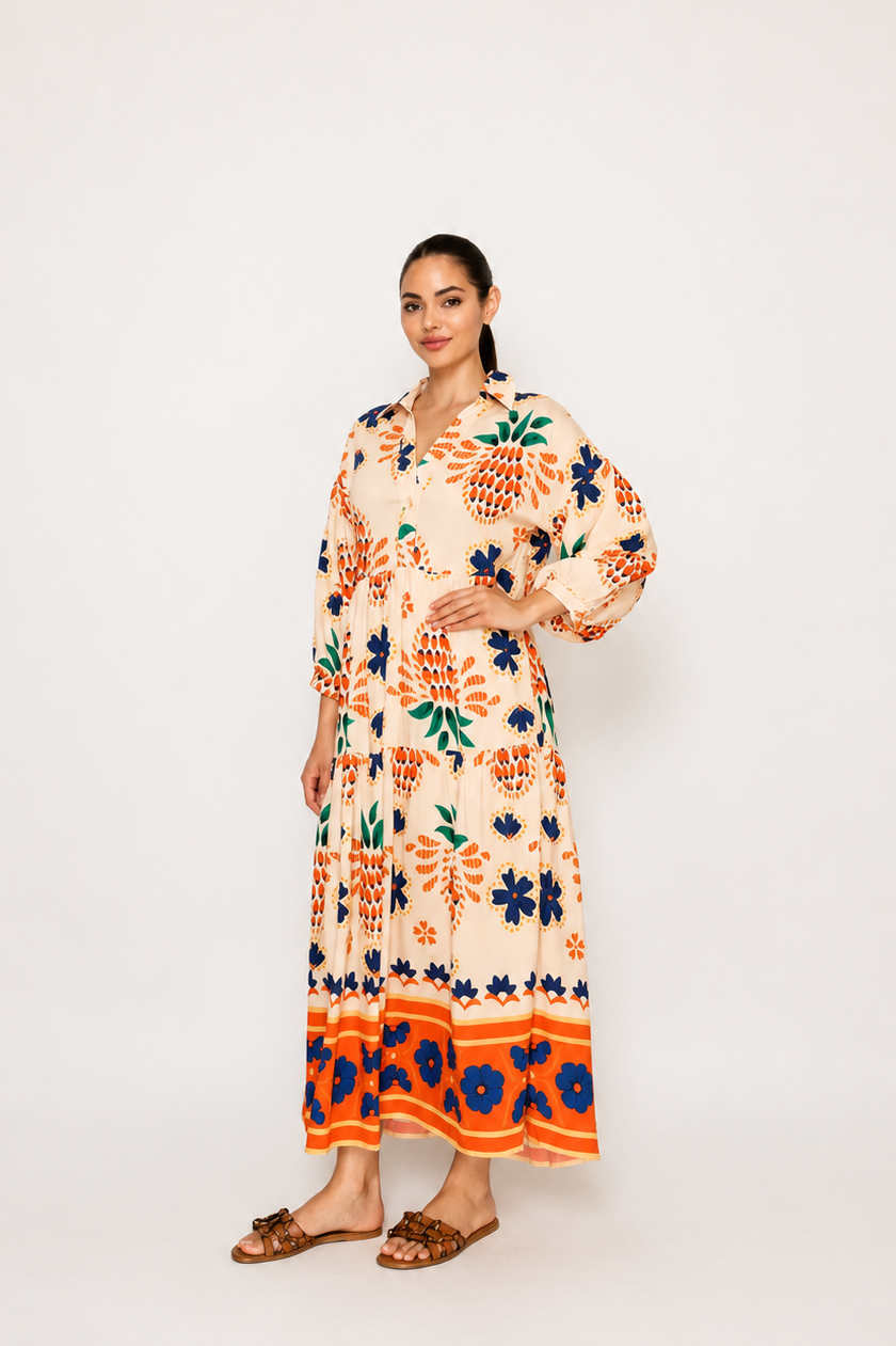 Dionysian Charm Maxi Dress.