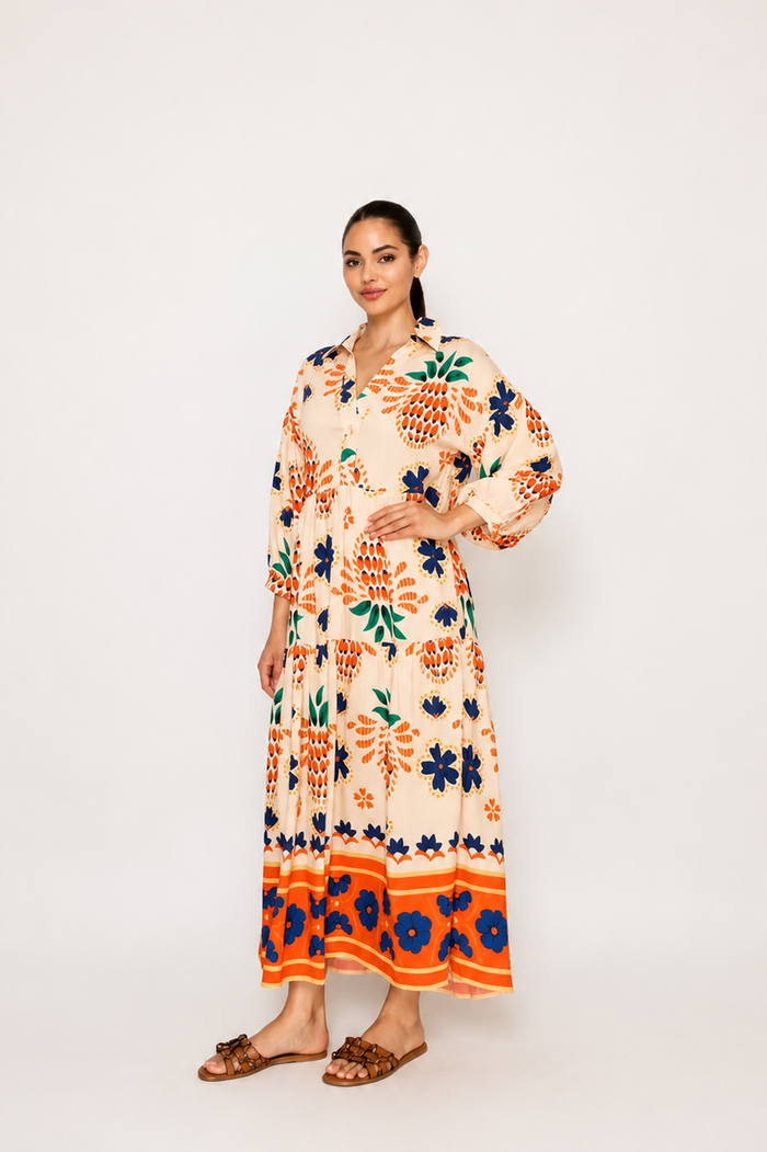 Dionysian Charm Maxi Dress.