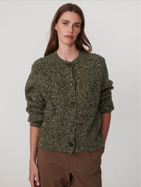 Patricia Knit Cardigan- Ponderosa Pine Fleck