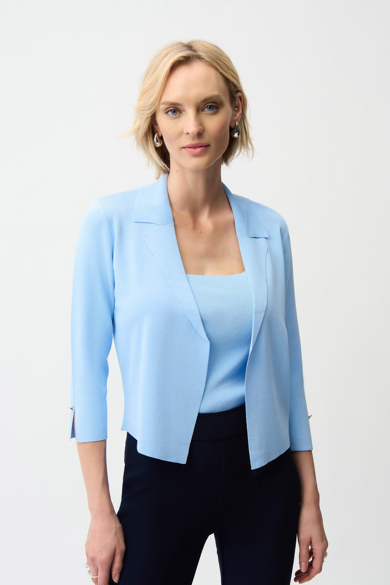 Joesph Ribkoff Viscose Blend Open-Front Cardigan