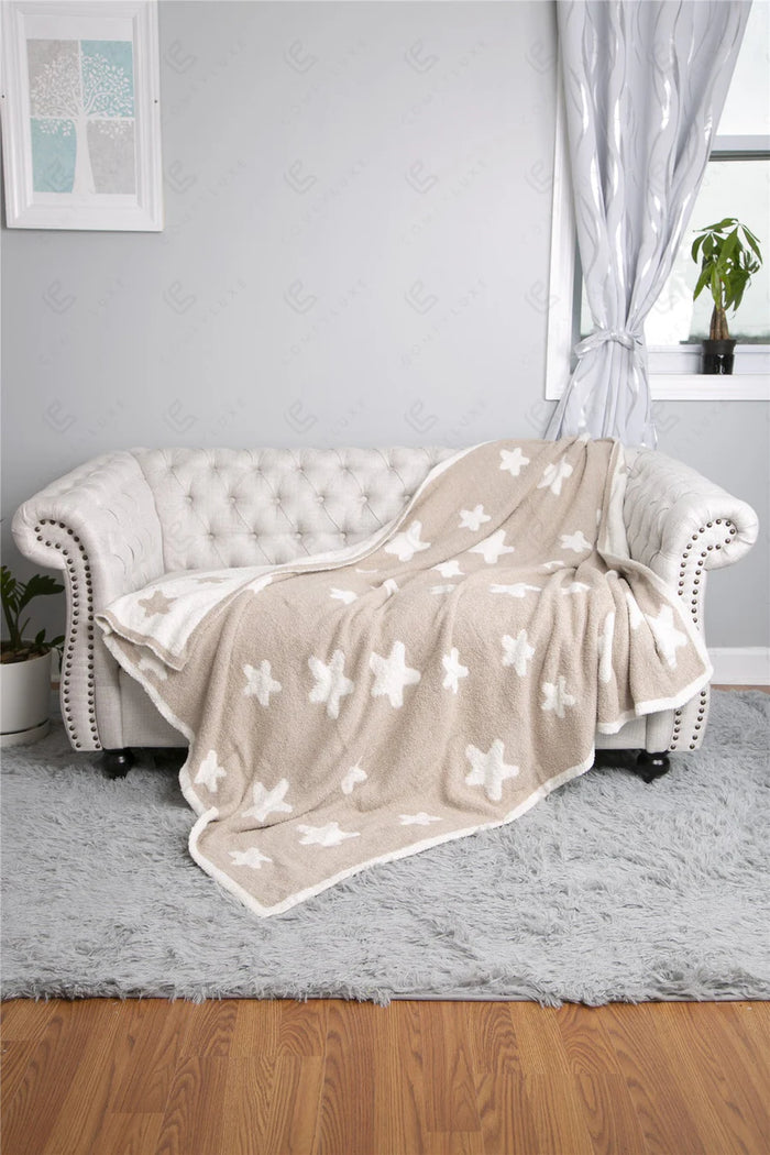 Beige Star Blanket