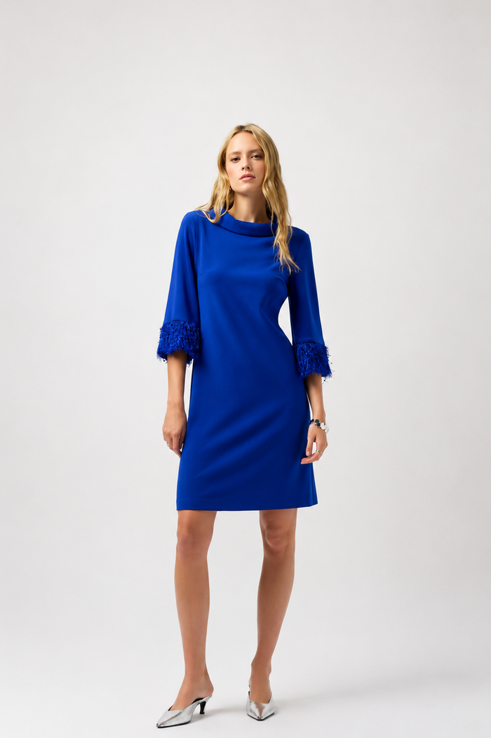 Joseph Ribkoff Royal Blue A-Line Dress