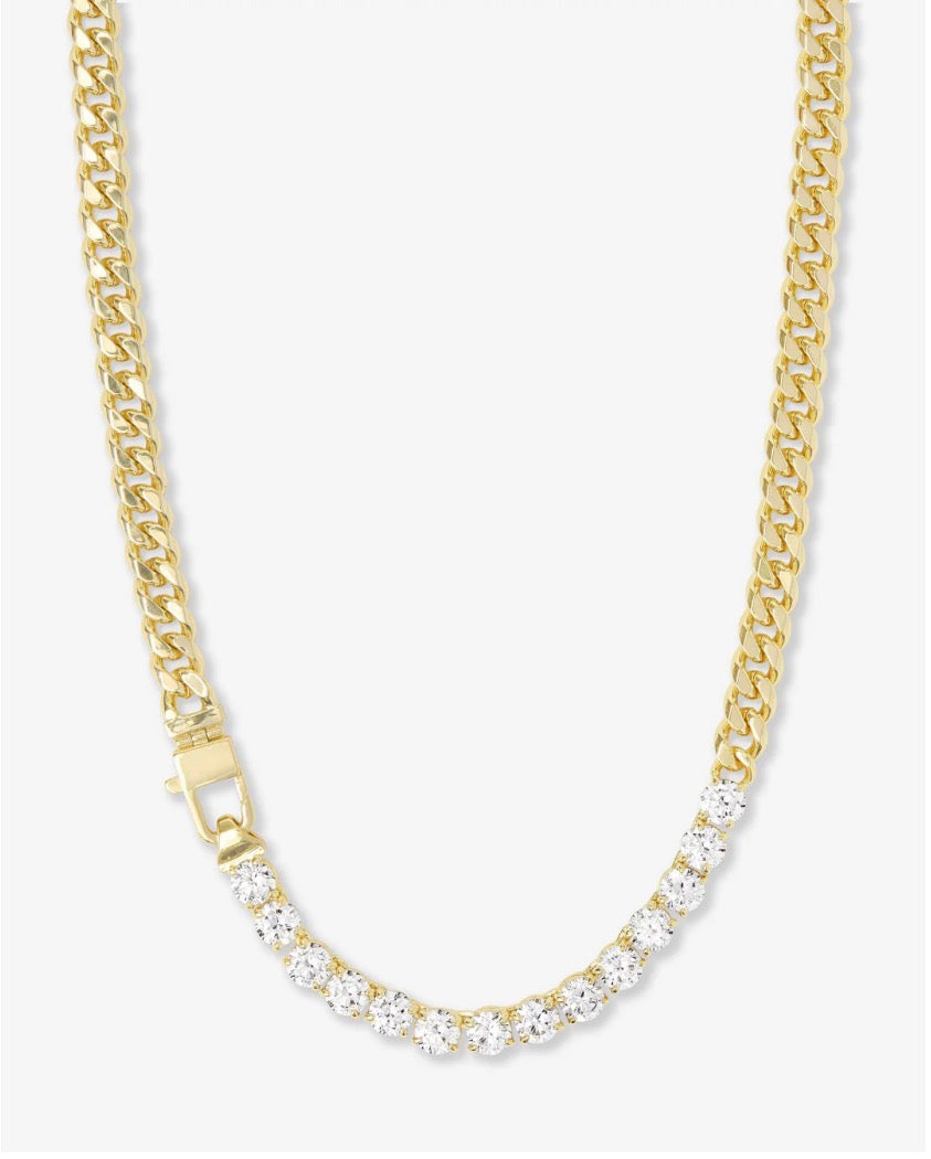 Julian REALLY Loves Diamonds Necklace 6.8mm