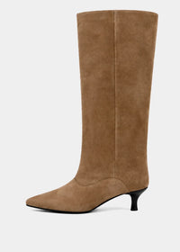 Yvonne Taupe Suede Boot