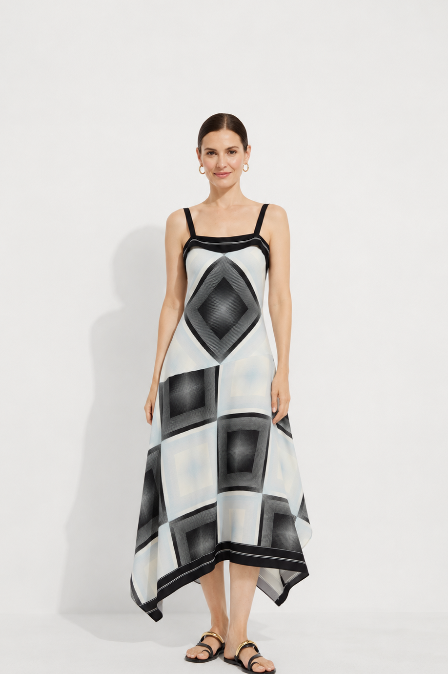 Lysse Sarai Handkerchief Asymetric Dress