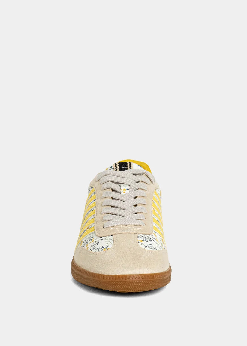 Shushop Yellow Print Stevie Shoe
